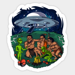 Aliens Conspiracy Theory Sticker